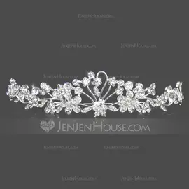 Attractive Clear Crystals Wedding Bridal Tiara (042004253)