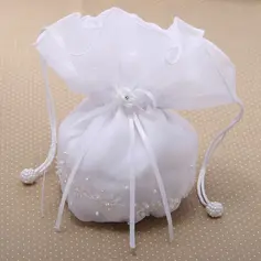 Borsa da sposa bella di raso da sposa (012026344)