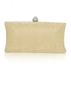 Cetim com cristal fecho de bolsa noite (mais cores)(012026222)