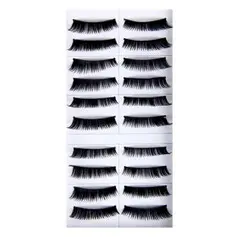 Long, Curved Fashion Lashes With Added Volume 1088# - 10 Pairs Per Box(046005733)