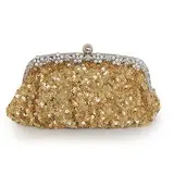 Fabulous Satin with Sequins and Crystals Evening Handbag/Clutches(More Colors) (012016233)