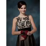 Ricamo Pizzo Polso Guanti (014020533)