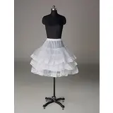 Nylon Half A-Line 3 Tier Short-Length Slip Style/ Wedding Petticoats  (037023570)