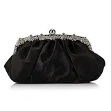 Stylish Satin Clutches With Ruffles(More Colors) (012025186)