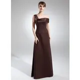 A-Line/Princess Floor-Length Satin Mother of the Bride Dress (008015738)