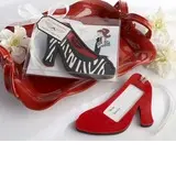 High Heel Shoes Shaped Luggage Tag Wedding Favor (051017520)