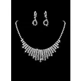 Ladies Necklace and Earrings Jewelry Set (011009890)