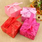 Pretty Floral Theme Favor Boxes - Set of 12 (More Colors) (114024110)