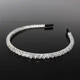 Special Occasion Casual outdoor Rhinestone Silver Headpieces With Clear (042019230)