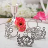 Silver Crown Napkin Rings (Set of 4) (051020304)