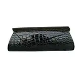 Black Gorgeous Leatherette Party Handbags (012010111)