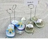 Shoes Design Resin Place Card Holders With Pearl Set Of 2 (051024997)
