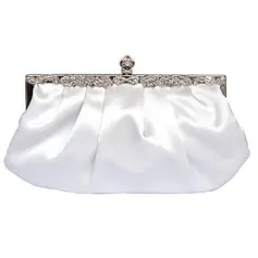 Gorgeous Matte Silk Evening Bag Handbag Purse Clutch More Colors Available (012025494)