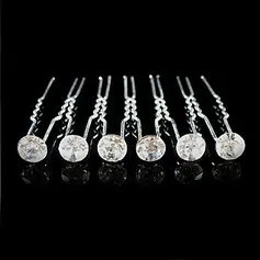 Gorgeous Crystals Wedding Bridal Pins/ Flowers,6 Pieces Per Lot (042024272)