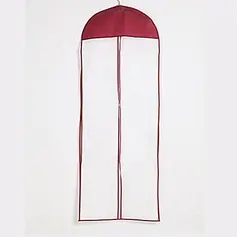 Waterproof Cotton / Tulle Center Zip Gown Length Garment Bag  (035024121)