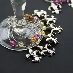 Fleur De Lis Charms vino bomboniere (set di sei) (052019995)