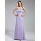 Sheath Sweetheart Sweep Train Chiffon Bridesmaid Dress With Ruffle Beading (007019635) Sheath Sweetheart Sweep Train Chiffon Bridesmaid Dress With Ruffle Beading (007019635)