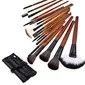 18Pcs Professional Cosmetic Brush With Free Leather Case (046024401)