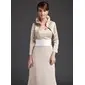 3/4-length Sleeves Satin Special Occasion Jacket/ Wedding Wrap (013004362)