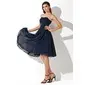 Empire Sweetheart Knee-Length Chiffon Bridesmaid Dress With Ruffle Beading (007020708)