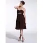 Empire Sweetheart Knee-Length Chiffon Bridesmaid Dress With Ruffle Beading (007026272) Empire Sweetheart Knee-Length Chiffon Bridesmaid Dress With Ruffle Beading (007026272)