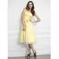A-Line/Princess Strapless Tea-Length Chiffon Homecoming Dress With Ruffle Lace Beading (022021278) A-Line/Princess Strapless Tea-Length Chiffon Homecoming Dress With Ruffle Lace Beading (022021278)