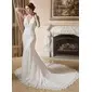 Mermaid Halter Chapel Train Chiffon Wedding Dress With Ruffle Lace Beadwork (002000043) Mermaid Halter Chapel Train Chiffon Wedding Dress With Ruffle Lace Beadwork (002000043)