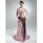Sheath Strapless Sweep Train Taffeta Sequined Prom Dress With Sash (018022449) Sheath Strapless Sweep Train Taffeta Sequined Prom Dress With Sash (018022449)