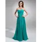 Empire Sweetheart Floor-Length Chiffon Bridesmaid Dress With Ruffle (007016755)