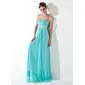 Empire Strapless Sweep Train Chiffon Evening Dress With Ruffle Beading (017013773) Empire Strapless Sweep Train Chiffon Evening Dress With Ruffle Beading (017013773)