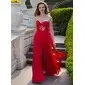 Empire Sweetheart Floor-Length Chiffon Prom Dress With Ruffle Beading (018024658)