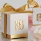 Laser-Cut Double Happiness Favor Box-Gold Satin(Set of 12) (050005865) Laser-Cut Double Happiness Favor Box-Gold Satin(Set of 12) (050005865)