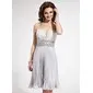 Empire Sweetheart Short/Mini Charmeuse Homecoming Dress With Ruffle Beading (022004402) Empire Sweetheart Short/Mini Charmeuse Homecoming Dress With Ruffle Beading (022004402)