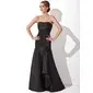 Stile sirena A cuore Al pavimento Taffeta Abito da damigella con Increspature (007001826) Stile sirena A cuore Al pavimento Taffeta Abito da damigella con Increspature (007001826)