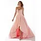 Empire Sweetheart Asymmetrical Chiffon Prom Dress With Ruffle Beading (018020806)