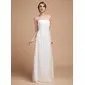 Empire Scoop Neck Floor-Length Tulle Wedding Dress With Ruffle (002014502) Empire Scoop Neck Floor-Length Tulle Wedding Dress With Ruffle (002014502)