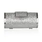 Silver Satin With Crystal/Rhinestone Evening Bag/Clutch (012025490) Silver Satin With Crystal/Rhinestone Evening Bag/Clutch (012025490)