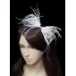 Amazing Flannelette With Tulle Women's Wedding Fascinators   (042024898)