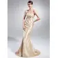 Mermaid Strapless Court Train Taffeta Mother of the Bride Dress With Beading (008015011) Mermaid Strapless Court Train Taffeta Mother of the Bride Dress With Beading (008015011)