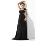Empire One-Shoulder Sweep Train Chiffon Evening Dress With Ruffle Beading (017013775) Empire One-Shoulder Sweep Train Chiffon Evening Dress With Ruffle Beading (017013775)