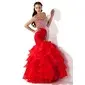 Mermaid Sweetheart Floor-Length Organza Satin Prom Dress With Ruffle Beading Sequins (018005174) Mermaid Sweetheart Floor-Length Organza Satin Prom Dress With Ruffle Beading Sequins (018005174)