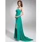 Empire Sweetheart Sweep Train Chiffon Prom Dress With Ruffle Beading (018005042) Empire Sweetheart Sweep Train Chiffon Prom Dress With Ruffle Beading (018005042)