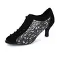 Nubuck Heels Pumps Ballroom Swing Dance Shoes (053020413)