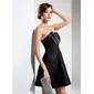 A-Line/Princess Scalloped Neck Short/Mini Satin Cocktail Dress With Ruffle Beading (016008657) A-Line/Princess Scalloped Neck Short/Mini Satin Cocktail Dress With Ruffle Beading (016008657)