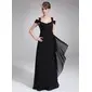 A-Line/Princess Off-the-Shoulder Floor-Length Chiffon Evening Dress With Ruffle (017021117) A-Line/Princess Off-the-Shoulder Floor-Length Chiffon Evening Dress With Ruffle (017021117)