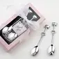 Silver Teacups Spoon Set Wedding Favor (051007577)