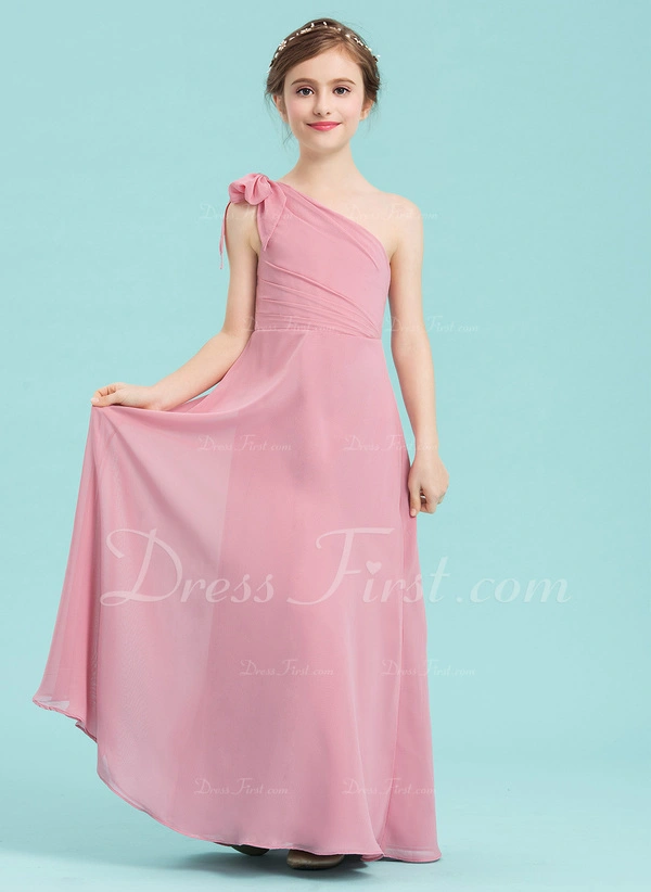 One Shoulder Junior Bridesmaid Dresses