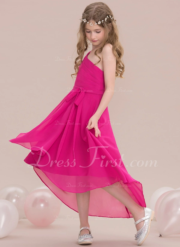 Magenta Junior Bridesmaid Dresses