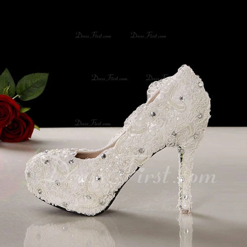 Bout Avec Stiletto Imitation Dentelle Fermé Escarpins Talon Femmes 80kZXNnwOP