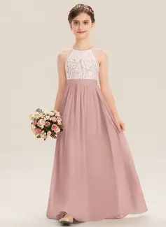 Kjole A-line kjole i Chiffon
